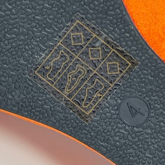 Lulu Hun London Vegan Suede Retro Wedge Sandals Size UK 4.5 US 6.5 - Picture 10 of 10